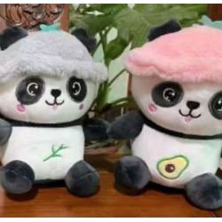 Panda con sombrero