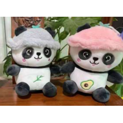Panda con sombrero