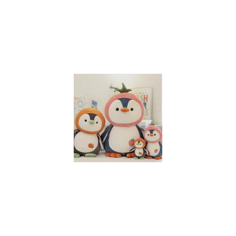 Pingüino con Gorro de Fruta