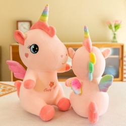 Unicornio con Cuerno de Colores