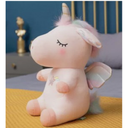 Unicornio con Ojos Cerrados